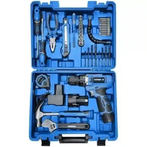 کیت دریل شارژی 12 ولت 2 باتری 40 پارچه ویوارکس VR1240-CDK